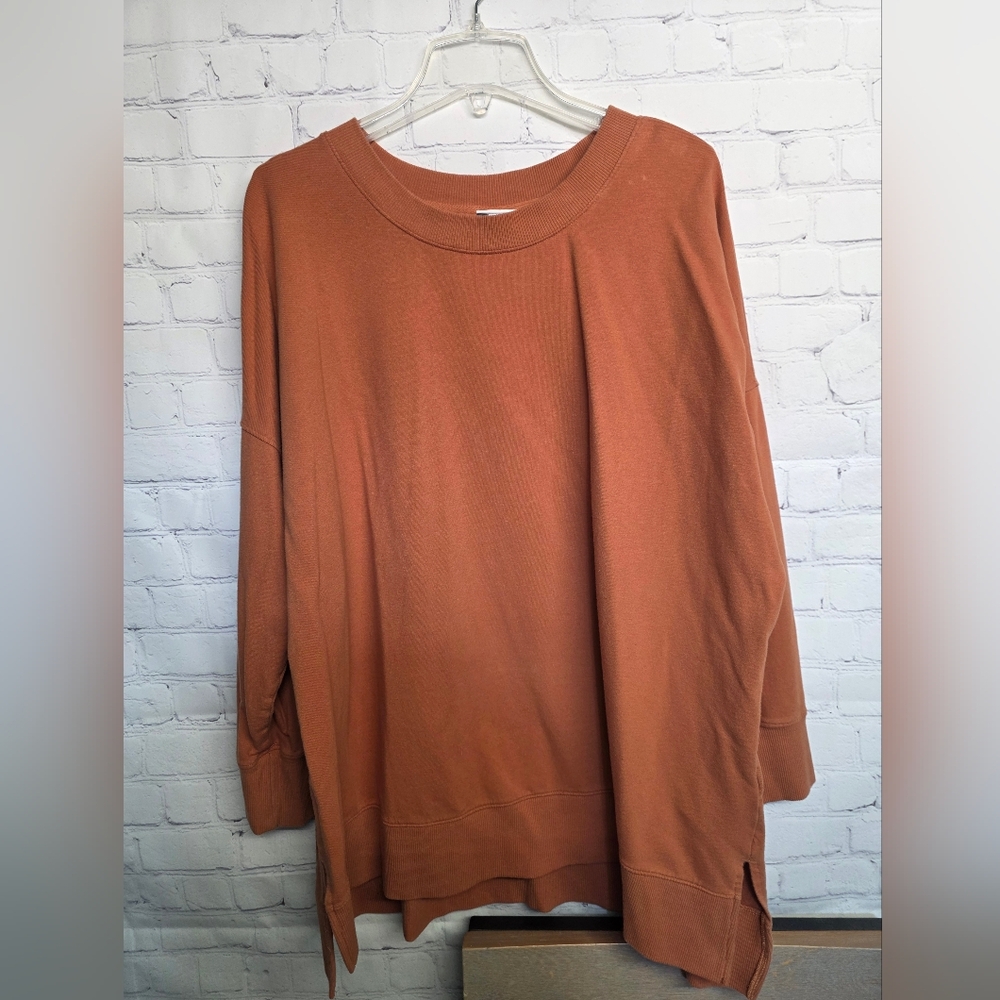 Lularoe Orange Tunic Sweatshirt